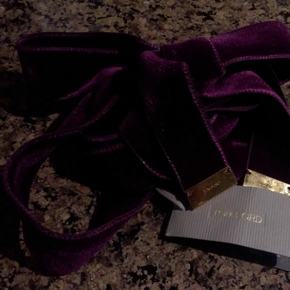 Tom Ford Velvet Tie Belt